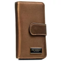   Peterson Női Pénztárca - Echo És Természetes Bőr Ptn Ps116-Hnl-2760 Brown