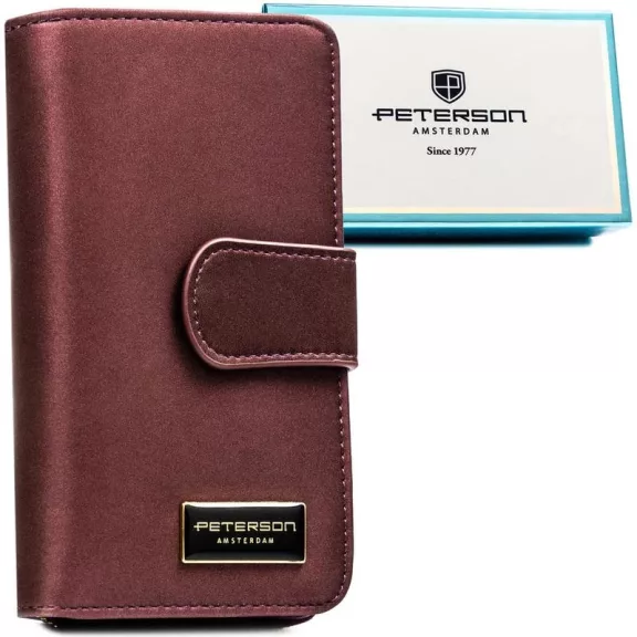 Peterson Női Pénztárca - Echo És Természetes Bőr Ptn Ps116-Hnl-2777 Purple Peterson Női Pénztárca - Echo És Természetes Bőr Ptn Ps116-Hnl-2777 Purple