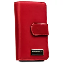   Peterson Női Pénztárca - Echo És Természetes Bőr Ptn Ps116-Hnl-2784 Red