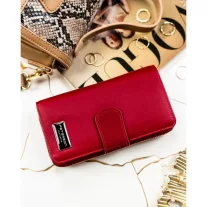   Peterson Női Pénztárca - Echo És Természetes Bőr Ptn Ps116-Hnl-2784 Red