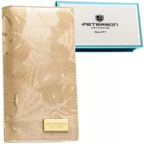   Peterson Női Pénztárca - Echo És Természetes Bőr Ptn Ps1431-Mlf Beige