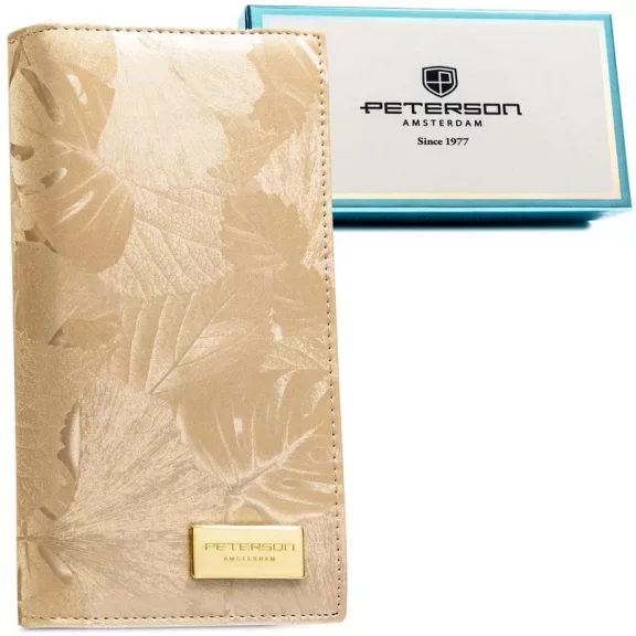 Peterson Női Pénztárca - Echo És Természetes Bőr Ptn Ps1431-Mlf Beige Peterson Női Pénztárca - Echo És Természetes Bőr Ptn Ps1431-Mlf Beige