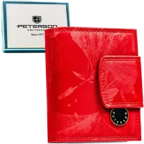   Peterson Női Pénztárca - Echo És Természetes Bőr Ps329- Mlf Red