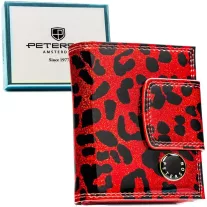   Peterson Női Pénztárca - Echo És Természetes Bőr Ptn Ps329-Pds Red - Piros