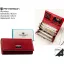 Peterson női bőr és műbőr pénztárca PTN PS401-HNL – piros