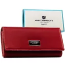 Peterson női bőr és műbőr pénztárca PTN PS401-HNL – piros Peterson női bőr és műbőr pénztárca PTN PS401-HNL – piros