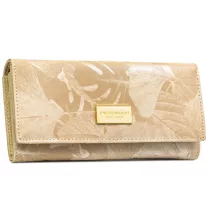   Peterson Női Pénztárca - Echo És Természetes Bőr Ptn Ps401-Mlf-2487 Beige