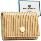 Peterson női bőr és műbőr pénztárca PTN PS445-CRV Peterson női bőr és műbőr pénztárca PTN PS445-CRV