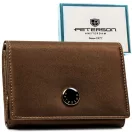 Peterson női bőr és műbőr pénztárca PTN PS445-HNL – barna Peterson női bőr és műbőr pénztárca PTN PS445-HNL – barna