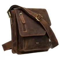 Peterson Férfi Bőr Oldaltáska Ptn Pte-Nsh-4925 Tan