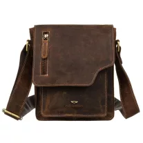 Peterson Férfi Bőr Oldaltáska Ptn Pte-Nsh-4925 Tan