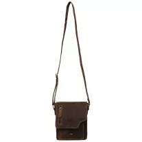 Peterson Férfi Bőr Oldaltáska Ptn Pte-Nsh-4925 Tan