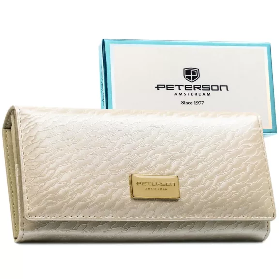 Peterson Női Pénztárca Ptn Px27-Cnf-5471 Ecru Peterson Női Pénztárca Ptn Px27-Cnf-5471 Ecru