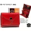 Peterson női bőr pénztárca PTN RD-02-GCL-Y – piros
