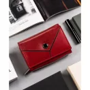 Peterson női bőr pénztárca PTN RD-02-GCL-Y – piros