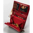 Peterson női bőr pénztárca PTN RD-02-GCL-Y – piros
