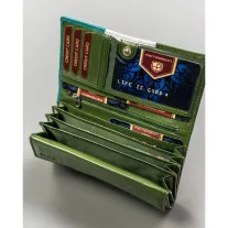 Peterson női bőr pénztárca PTN RD-08-GCL-S