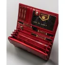 Peterson női bőr pénztárca PTN RD-08-GCL-S – piros Peterson női bőr pénztárca PTN RD-08-GCL-S – piros