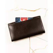 Peterson női bőr pénztárca PTN RD-08-NGV – barna