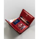 Peterson női bőr pénztárca PTN RD-17-GCL-Y – piros