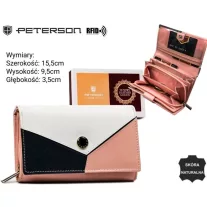 Peterson női bőr pénztárca PTN RD-21-GCL-Y