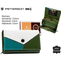 Peterson női bőr pénztárca PTN RD-21-GCL-Y