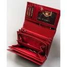 Peterson női bőr pénztárca PTN RD-22-GCL-Y – piros