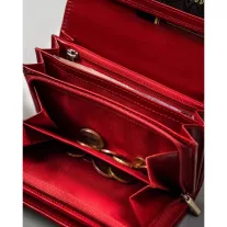 Peterson női bőr pénztárca PTN RD-22-GCL-Y – piros
