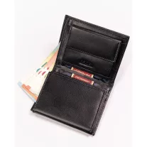 Peterson női bőr pénztárca PTN RD-270-GCL – fekete