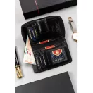 Peterson női bőr pénztárca PTN RD-48-GCL – fekete Peterson női bőr pénztárca PTN RD-48-GCL – fekete