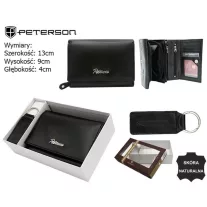 Peterson női pénztárca ajándékszett PTN SET-D-02-KCS