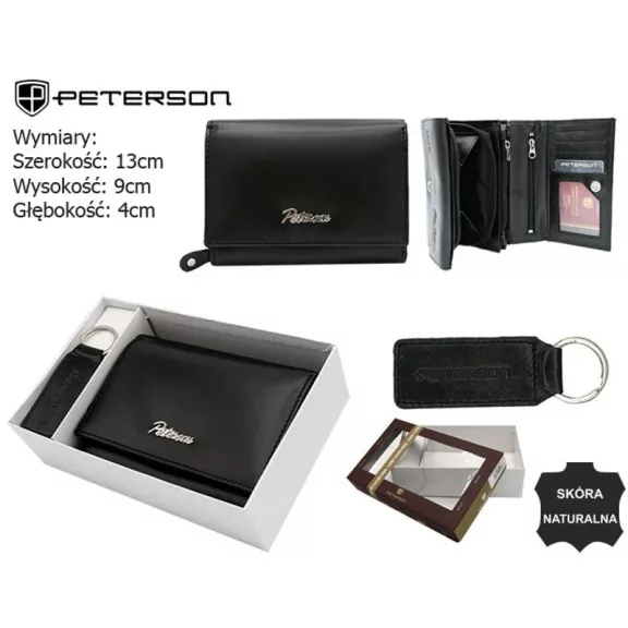Peterson női pénztárca ajándékszett PTN SET-D-02-KCS Peterson női pénztárca ajándékszett PTN SET-D-02-KCS