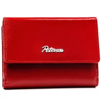   Peterson női pénztárca ajándékszett PTN SET-D-66-KCS – piros