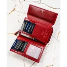 Peterson női pénztárca ajándékszett PTN SET-D-69-KCS – piros Peterson női pénztárca ajándékszett PTN SET-D-69-KCS – piros