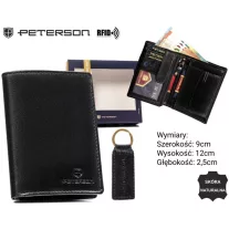   Peterson férfi pénztárca ajándékszett PTN SET-M-1542-GVT