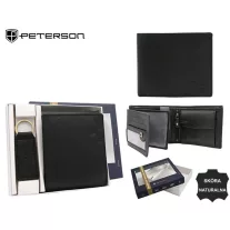 Peterson férfi pénztárca ajándékszett PTN SET-M-1549-D