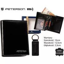  Peterson férfi pénztárca ajándékszett PTN SET-M-1549-KCS