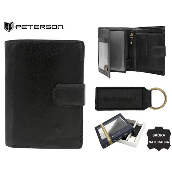 Peterson férfi pénztárca ajándékszett PTN SET-M-N4L-GVT Peterson férfi pénztárca ajándékszett PTN SET-M-N4L-GVT