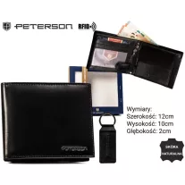   Peterson férfi pénztárca ajándékszett PTN SET-M-N992-KCS