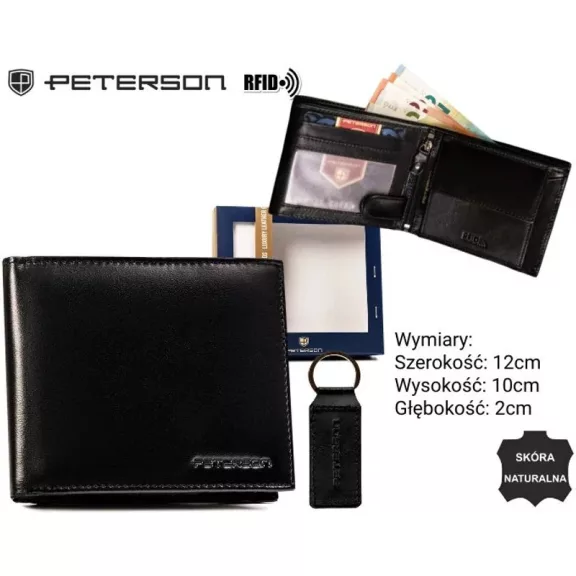 Peterson férfi pénztárca ajándékszett PTN SET-M-N992-KCS Peterson férfi pénztárca ajándékszett PTN SET-M-N992-KCS