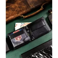   Peterson férfi pénztárca ajándékszett PTN SET-M-N992-KCS