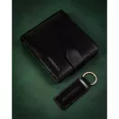 Peterson Férfi Bőr Pénztárca Szett + Kulcstartóval Set-M-N992L-Kcs-1657 Black Peterson Férfi Bőr Pénztárca Szett + Kulcstartóval Set-M-N992L-Kcs-1657 Black