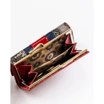 Peterson női bőr pénztárca PTN ST-412 – piros