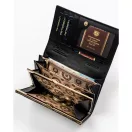Peterson női bőr pénztárca PTN ST-466 – fekete Peterson női bőr pénztárca PTN ST-466 – fekete