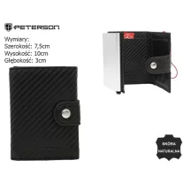 Peterson férfi bőr pénztárca PTN W882-CF