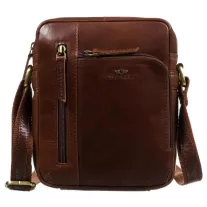   Peterson Férfi Bőr Oldaltáska   PTN   YP002E-OPU-6781   Brown