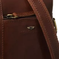   Peterson Férfi Bőr Oldaltáska   PTN   YP002E-OPU-6781   Brown