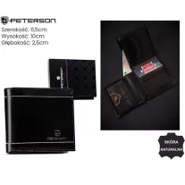 Peterson férfi bőr pénztárca PTN ZM59-PORTFEL