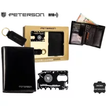 Peterson férfi pénztárca ajándékszett PTN ZMS-06