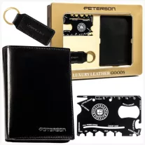 Peterson férfi pénztárca ajándékszett PTN ZMS-06